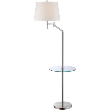 Eveleen One Light Floor Lamp 15 Inches by 63 Inches High by Lite Source - LS-82139