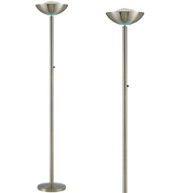 Halogen Torchiere Lamp by Lite Source LS-80910AB