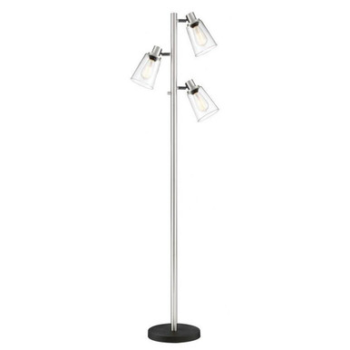 Colinton 3 Light Floor Lamp 67.5 x 15.5 Inches by Lite Source - LS-83396BN