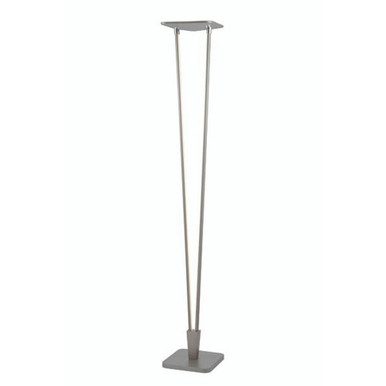 Russo 74W 2 LED Torchiere Floor Lamp 70.5 x 11 Inches by Lite Source - LS-83548SILV