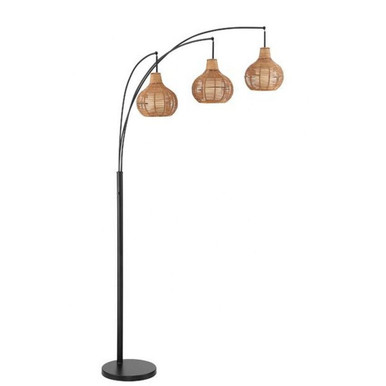 Paige 3 Light Arc Floor Lamp 90.5 x 62 Inches by Lite Source - LS-83538