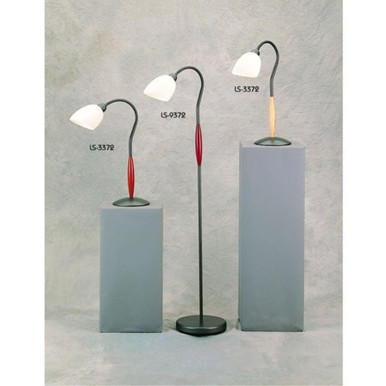 One Light Wood Floor Lamp by Lite Source - LS-9372NATUR