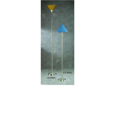 Starlight One Light Metal Floor Lamp by Lite Source - LS-9443PS/SIL