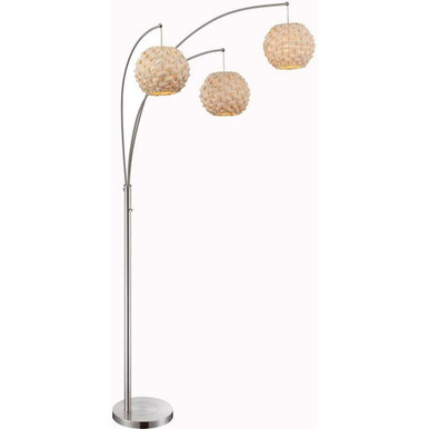 Linterna 27W 3 LED Arch Floor Lamp 93.5 x 60 Inches by Lite Source - LSF-82268