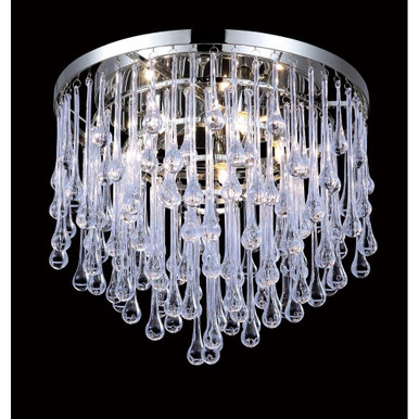 Hollywood Boulevard 5 Light 16 Inch Wide Flush Mount by Avenue - hf1803-pn