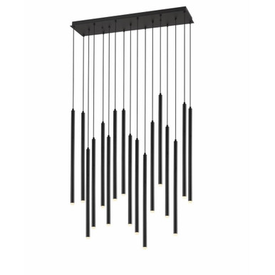 Filmore Ave 17 Light Mini Chandelier By Avenue - HF2802-BLK