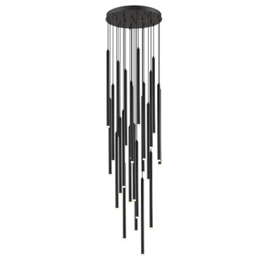 Filmore Ave 25 Light Large Chandelier By Avenue - HF2800-BLK