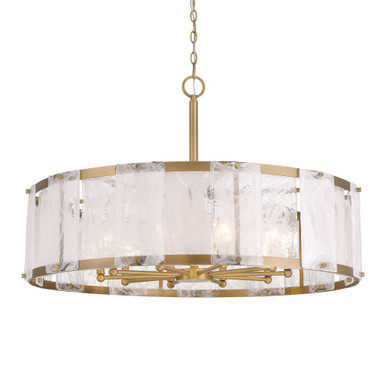 Veil 10 Light Pendant 23.75 Inch Tall and 37.5 Inch Wide by Minka Lavery - 3638-732