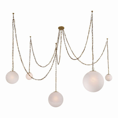 Marbelle 5 Light Pendant 18.5 Inch Tall and 84.5 Inch Wide by Minka Lavery - 5219-732