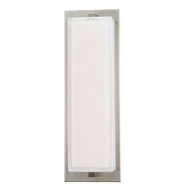 Ripple 20W 1 Light LED Wall Sconce by Abra - 50051ODW-SST-Ripple