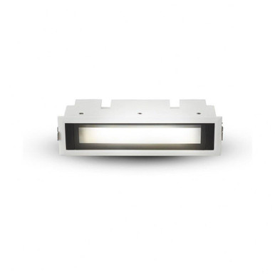 Slice 11.5W 1 LED Fixed Recessed Wall Washer with Trim by Vonn - VMDL000605E012WH