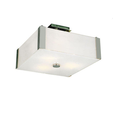 Modern 3 Light 14 Inch Wide Semi Flush Mount by Trans Globe - 3090 PC