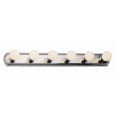 Racetrack 6 Light Vanity Light by Trans Globe - 3236 ROB