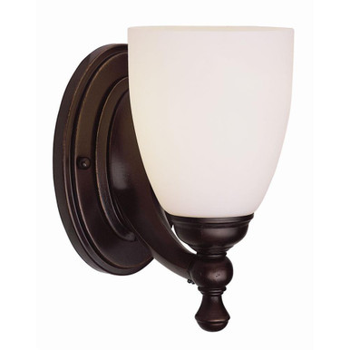 1 Light Wall Sconce 8 Inch Tall by Trans Globe - 3651 BN