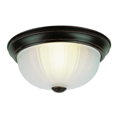 Value 1 Light Flush Mount by Trans Globe - 14010-1 BN