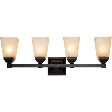 Val Verde 4 Light Vanity Light by Trans Globe - 20334 BK