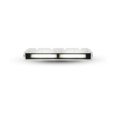 Slice 24W 2 LED Fixed Recessed Wall Washer with Trim by Vonn - VMDL000610E024WH