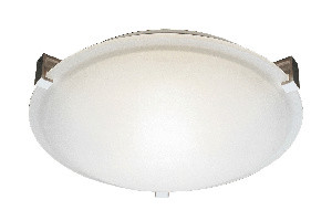 3 Light 15 Inch Wide Flush Mount by Trans Globe 59007 BN - 59007 BN