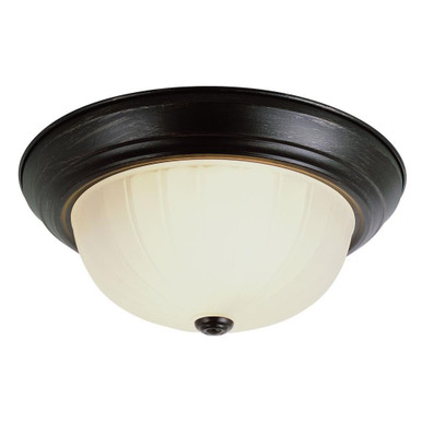 2 Light 11 Inch Wide Flush Mount by Trans Globe PL-13211-1 ROB