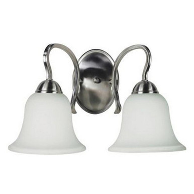 Glasswood 2 Light Wall Sconce by Trans Globe - 8161 BN
