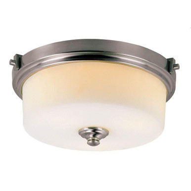 3 Light 16.5 Inch Wide Flush Mount by Trans Globe - 7924 BN