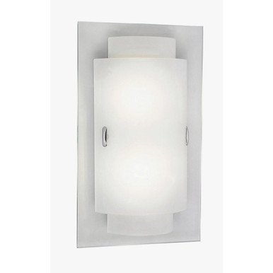 2 Light Double Rectangular Wall Sconce by Trans Globe - PL-MDN-843