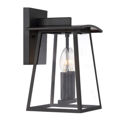 Calderwood 2 Light Wall Lantern 12.25 Inch Tall by Designers Fountain - 22622-bnb