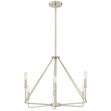 Uptown 6 Light Medium Chandelier by Designers Fountain - 88486-sp