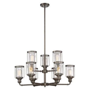 Anson 9 Light Large Chandelier by Designers Fountain - 91389-scb