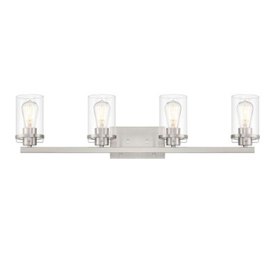 Jedrek 4 Light Vanity Light by Designers Fountain - 93304-BN