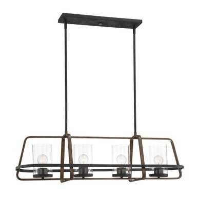 Ryder 4 Light Oversized Island Chandelier by Designers Fountain - 93538-fb