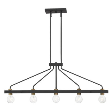 Ravella 5 Light Oversized Island Chandelier by Designers Fountain - 94238-bk