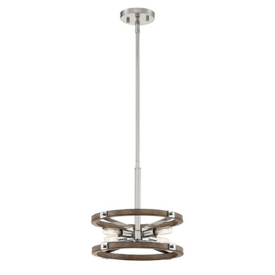 Hanston 4 Light Medium Pendant by Designers Fountain - d206c-13p-pn