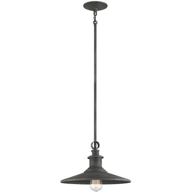 Aurora 1 Light Medium Medium Pendant by Designers Fountain - d207m-14p-wp