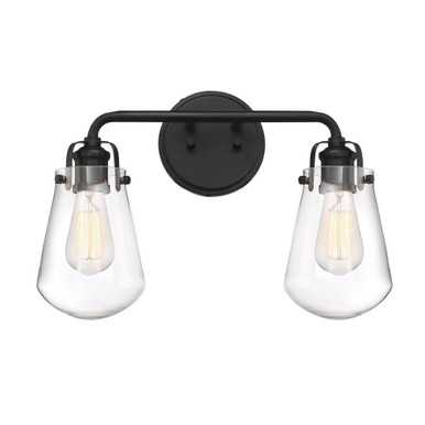 Elliott 2 Light Vanity Light by Designers Fountain - d216m-2b-mb
