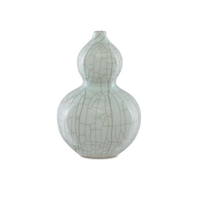 Maiping 13 Inch Double Gourd Vase by Currey Company - 1200-0334