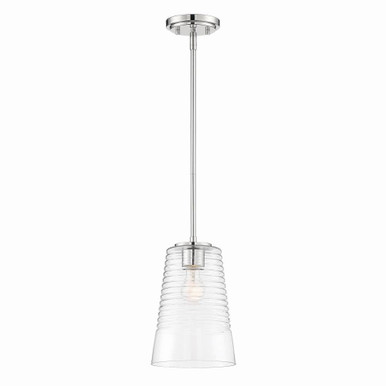 Ingo 1 Light Small Pendant by Designers Fountain - d230m-8p-pn