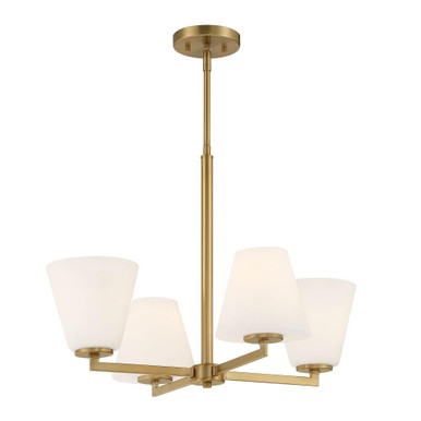 Palmyra 4 Light Medium Chandelier by Designers Fountain - D255M-4CH-BG
