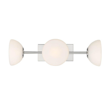 Zio 3 Light Vanity Light by Designers Fountain - D270H-3B-PN