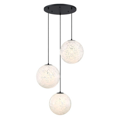 Circo 3 Light Chandelier 72 Inch Tall X 30 Inch Wide by Designers Fountain - D282M-3CHC-MB