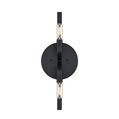 Skye 2 Light Wall sconce 16.5 Inch and 6.25 Inch Wide by Designers Fountain - D314C-2WS-MB