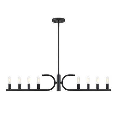 Skye 8 Light Island 7 Inch Tall and 39.5 Inch Wide by Designers Fountain - D314C-IS-MB