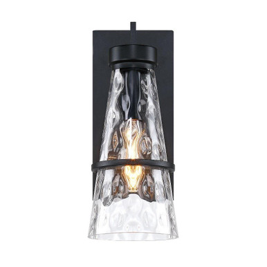 Field Daisy Lane 1 Light Outdoor Wall Mount 18 Inch by Designers Fountain - D327M-18EW-BK