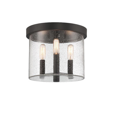 Otto 3 Light Flush Mount 8.25 Inch and 10 Inch Wide by Designers Fountain - D298C-FM-MB