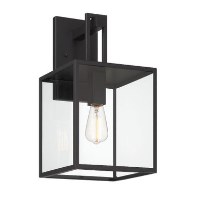 Preston 1 Light Outdoor Wall Lantern 18.75 Inch Tall by Designers Fountain - D297M-9EW-MB
