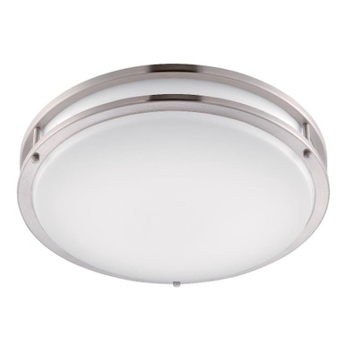 Df Pro 1626W 1 LED 16 Inch Wide Flush Mount by DF - ev1416led-bn