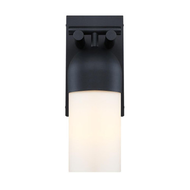 Ever Spring 1 Light Outdoor Wall Mount 18 Inch Tall by Designers Fountain - D348M-18EW-BK