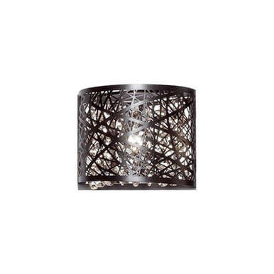 1 Light Vanity Light 6.25 Inch Wide by Kuzco - 70101BZ