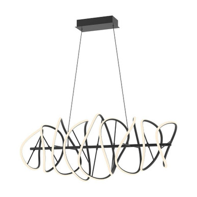 Collide Light Medium Chandelier by Kuzco - CH96442-BK
