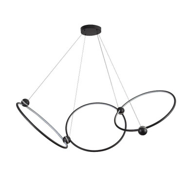 Isho Light Large Chandelier by Kuzco - CH17703-BK
